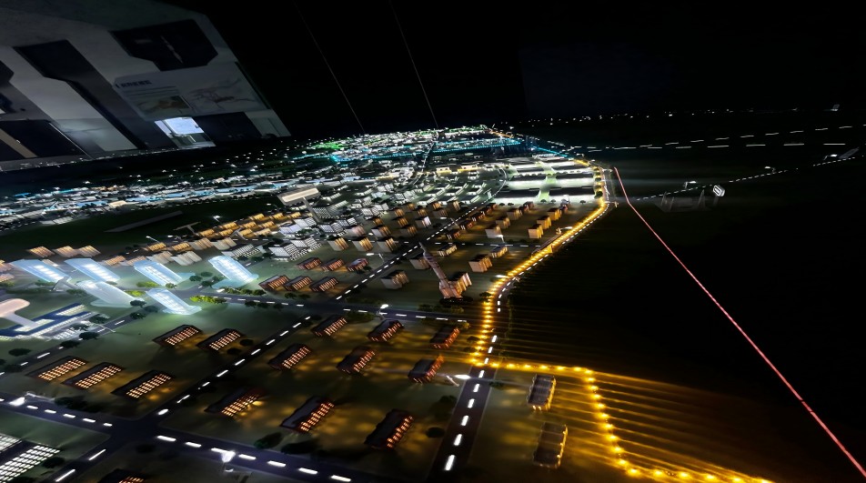 航開區(qū)規(guī)劃沙盤